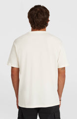 O’Neill Logo Stripe T-Shirt Men - Snow White