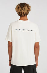 O’Neill Retro Back Print T-Shirt Men - Snow White
