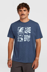 O’Neill Melange Front Print T-Shirt Men - English Evening