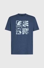 O’Neill Melange Front Print T-Shirt Men - English Evening