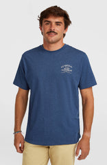 Melange Chest Print T-Shirt Men - English Evening