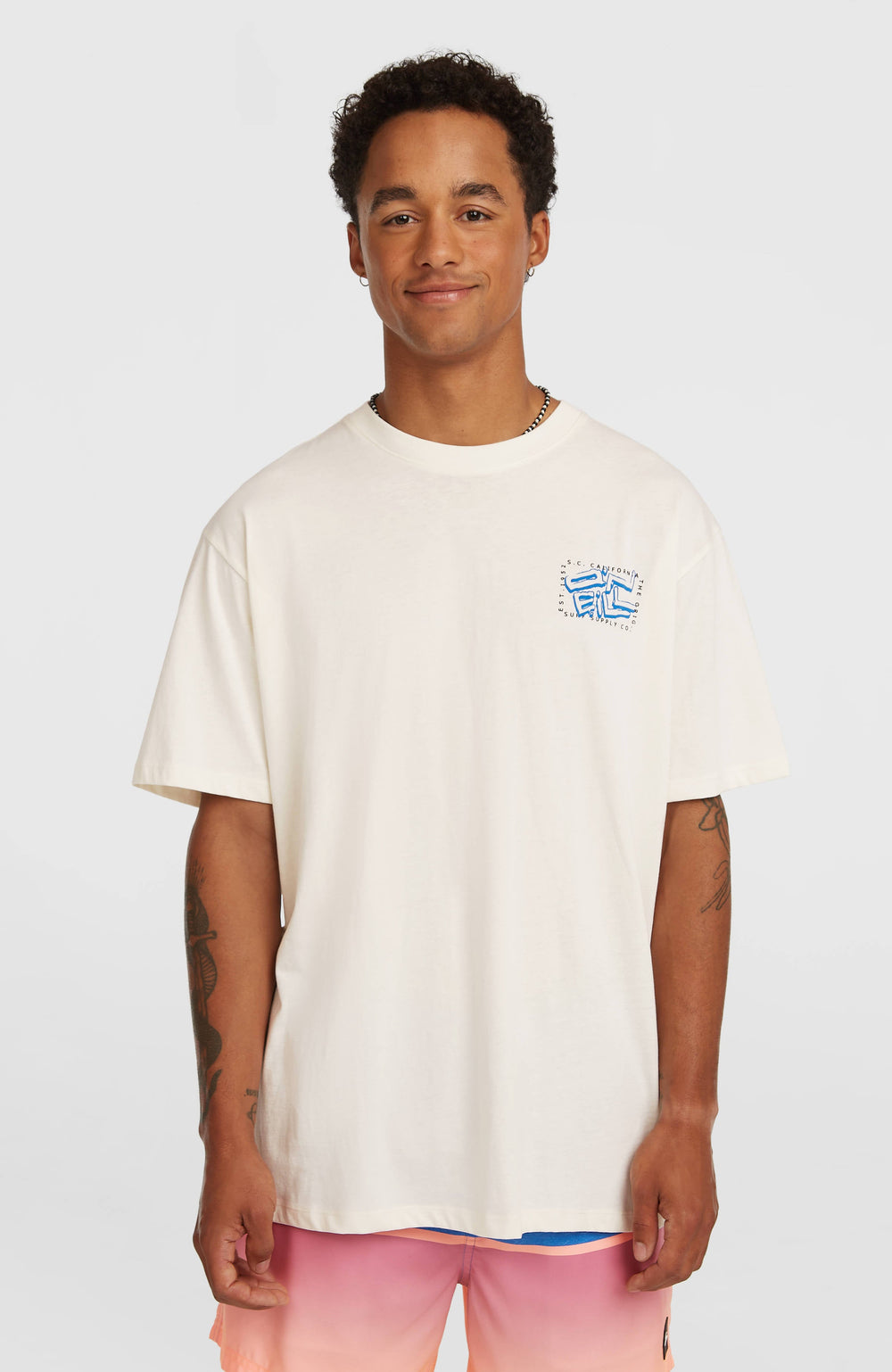 O'Neill Photo Back Print T-shirt Men - Snow White