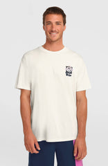 Chest Print T-Shirt Men - Snow White