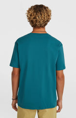 Chest Print T-Shirt Men - Botanical Heat