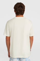 O’Neill Flower Stripe T-Shirt Men - Snow White