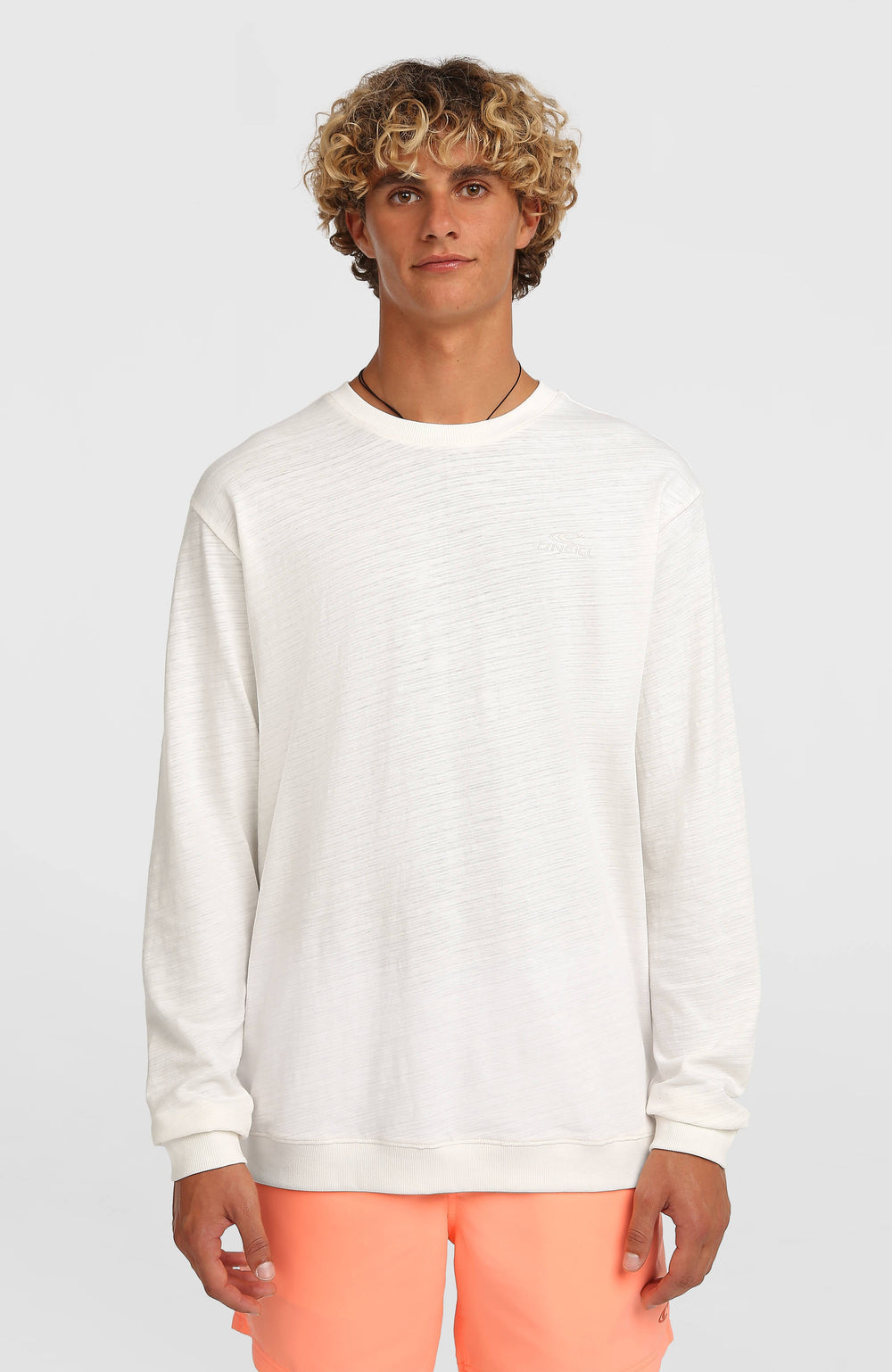 O'Neill Slub Long-Sleeve T-Shirt Men - Snow White