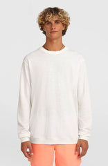 O'Neill Slub Long-Sleeve T-Shirt Men - Snow White
