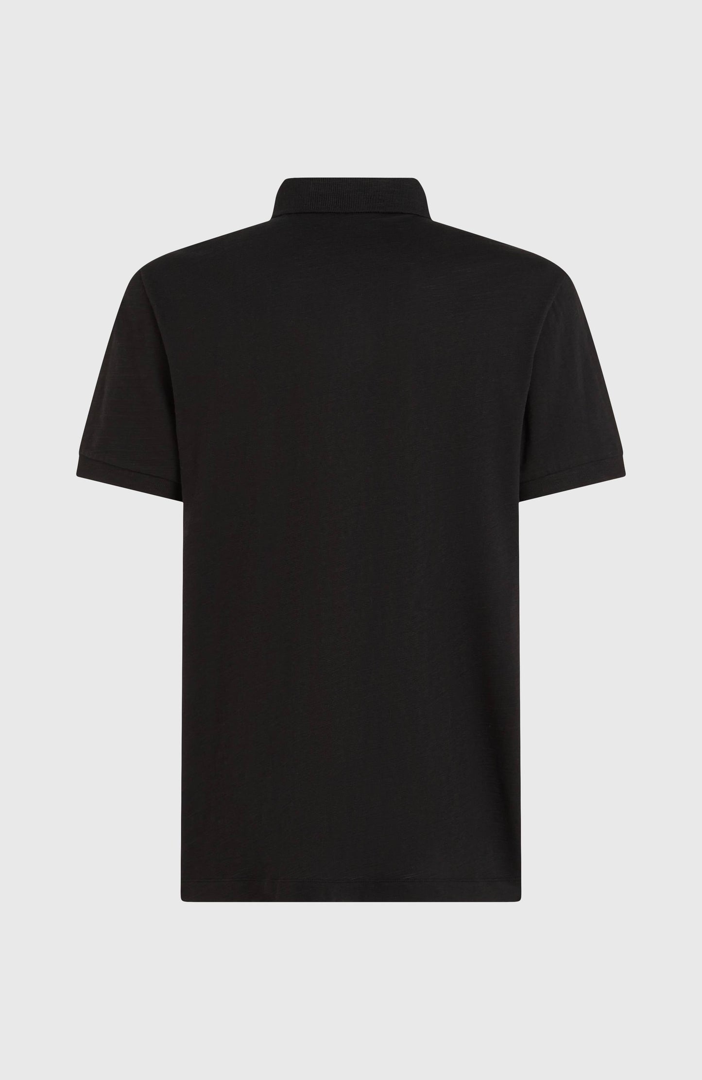 Slub Polo Men - Black Out