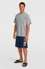 Essentials 90s Graphic T-Shirt Men - Silver Melee