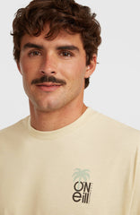 O'Neill Hybrid Polygiene Graphic T-Shirt Men - Cocoa Sand