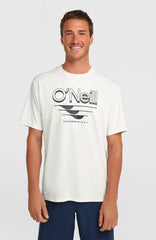 O'Neill Hybrid UPF 50+ Polygiene Graphic T-Shirt Men - Snow White