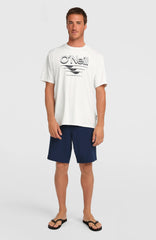O'Neill Hybrid UPF 50+ Polygiene Graphic T-Shirt Men - Snow White