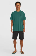 O'Neill Hybrid Polygiene Back-Print T-Shirt Men - Botanical Heat