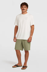 O'Neill Hybrid UPF 50+ Polygiene Back-Print T-Shirt Men - Snow White