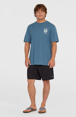 Photo Print T-Shirt Men - Copen Blue