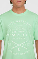Jack O'Neill Muir T-Shirt Men - Mildrew Mint