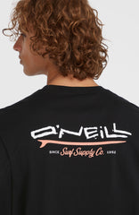 Retro Back Print T-Shirt Men - Black Out