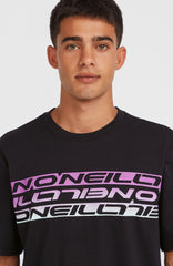 Stripe T-Shirt Men - Black Out
