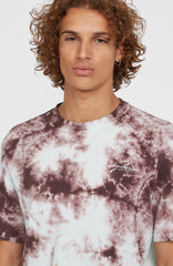Tie Dye Graphic T-Shirt Men - Purple Tie Dye Print