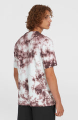 Tie Dye Graphic T-Shirt Men - Purple Tie Dye Print
