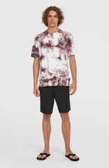 Tie Dye Graphic T-Shirt Men - Purple Tie Dye Print
