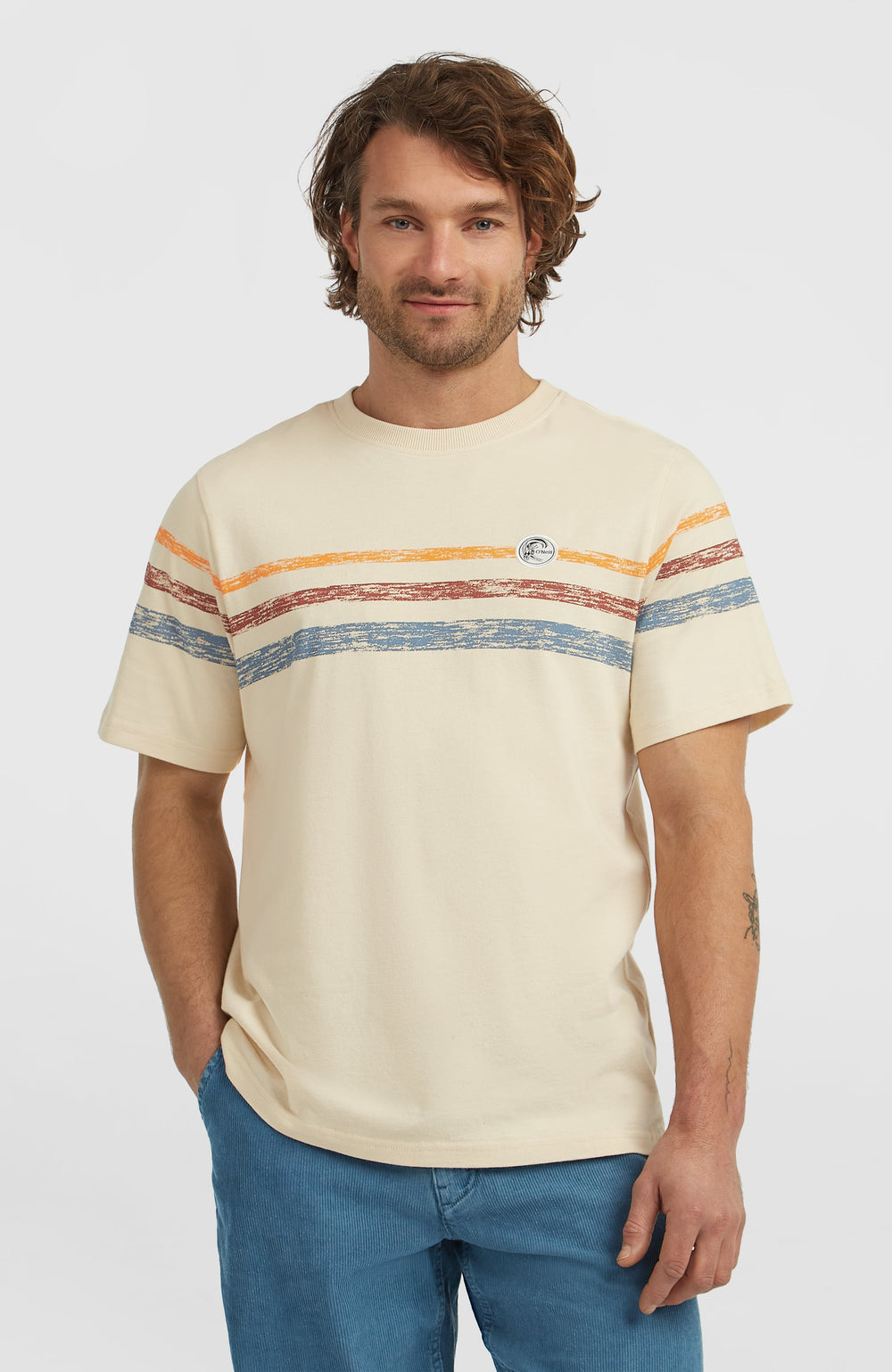 O'Riginals Stripe T-Shirt Men - Macaron