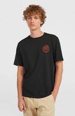 Chest-Print T-Shirt Men - Black Out