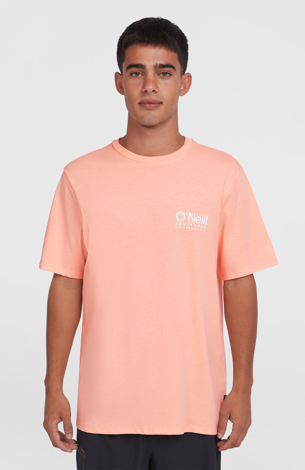 Original Cali Logo T-Shirt Men - Coral Pop