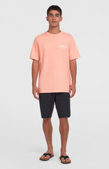 Original Cali Logo T-Shirt Men - Coral Pop