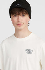 Small Chest Print T-Shirt Men - Snow White