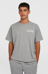 Future Surf Society T-Shirt Men - Silver Melee