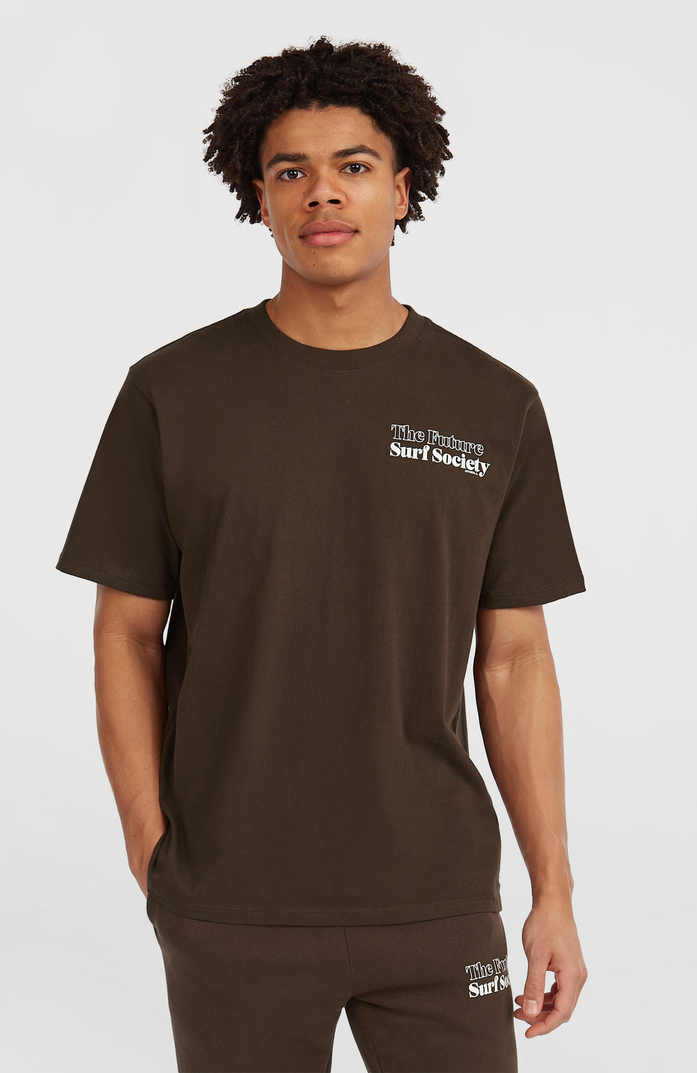 Future Surf Society T-Shirt Men - Coffee Bean