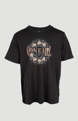 Ikat Graphic T-Shirt Men - Black Out