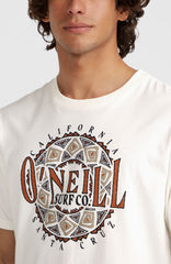 Ikat Graphic T-Shirt Men - Snow White