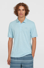 Slub Small Logo Polo Men - Morning Glory