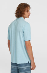 Slub Small Logo Polo Men - Morning Glory