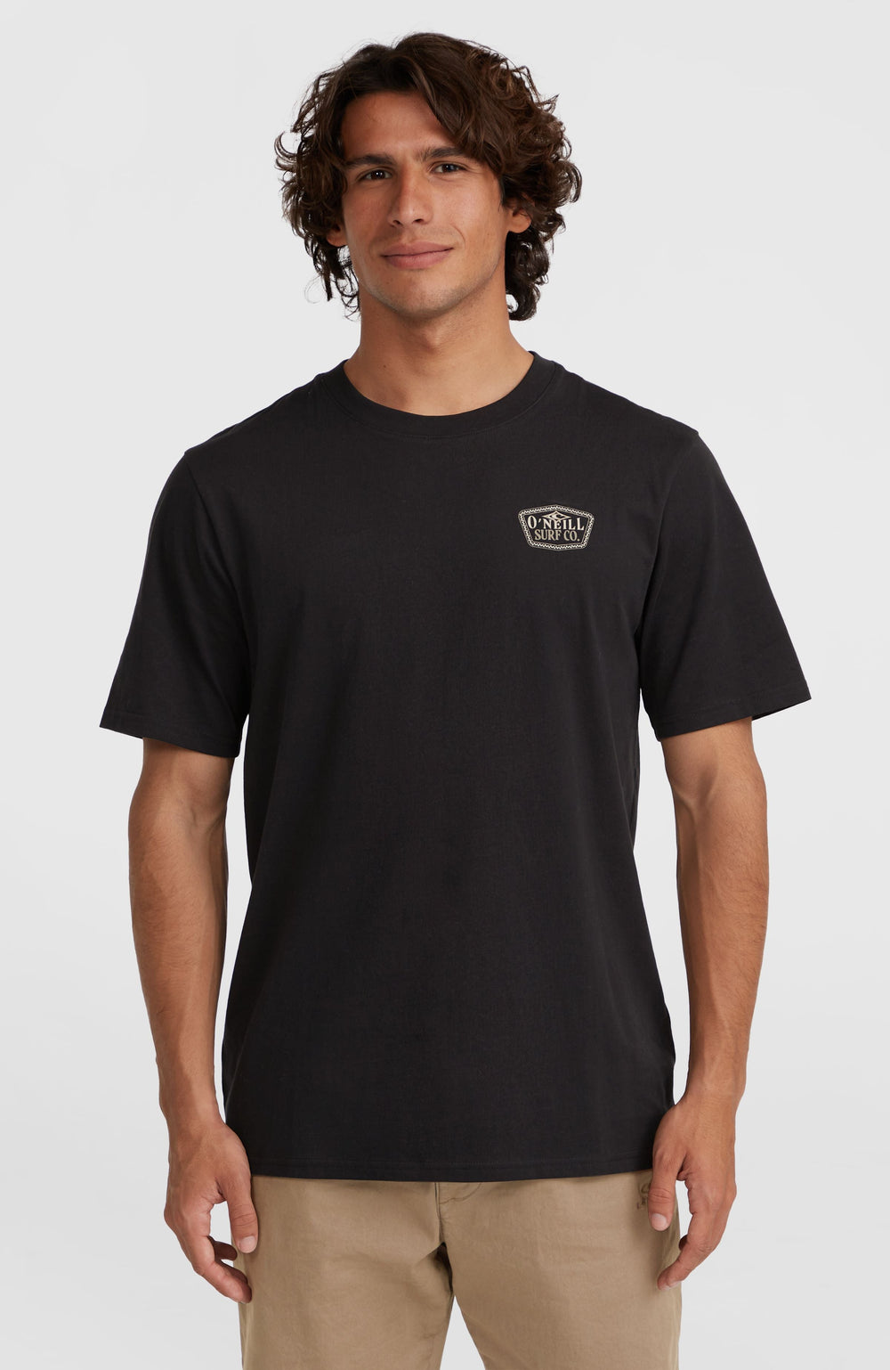 Small Chest Print T-Shirt Men - Black Out