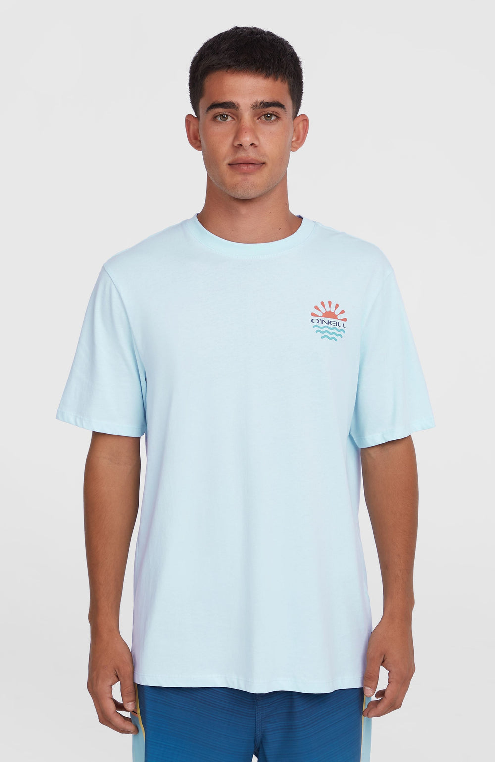 Sun T-Shirt Men - Sky Blue Heather