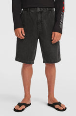 Essentials Denim Shorts Men - Black Out