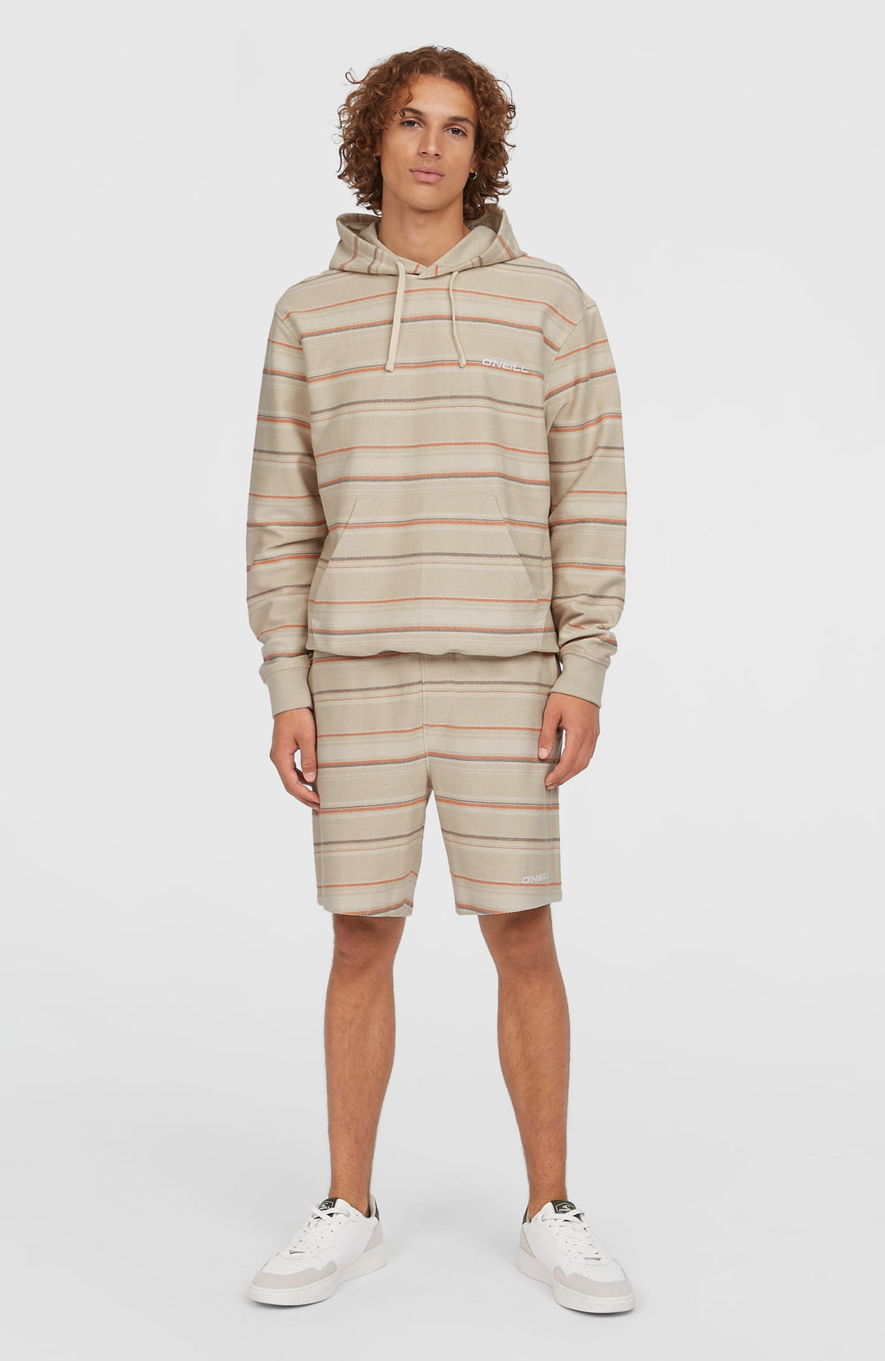Bavaro Shorts Men - Beige/Orange Bavaro Stripe
