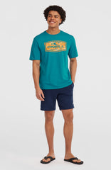 Small Logo Sweatshorts Men - Ink Blue