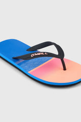 Profile Graphic Sandals Men - Blue Gradient Stripe