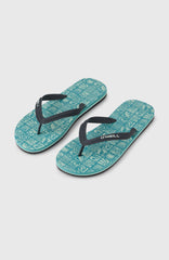 Profile Graphic Sandals Men - Blue Bricks