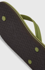 Profile Graphic Sandals Men - Green Dusty Flower