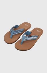 O’Neill Fabric Sandals Men - Blue Pressed Lines