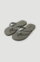 Profile Small Logo Sandals Men - Military Green
