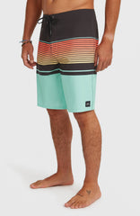 Lennox Stripe 21'' Boardshorts Men - Canal Blue Lennox Stripe