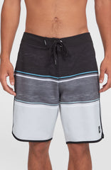 Lennox Scallop 19'' Boardshorts Men - Black Out Colour Block