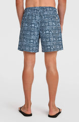 O'Neill Print 16'' Swimshorts Men - Dark Blue Bricks
