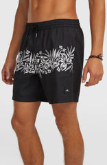 O'Neill Uni Flower 16'' Swimshorts Men - Black Tropical Stripe